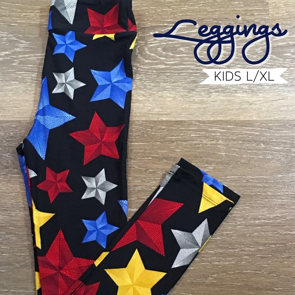 Lularoe Star ⭐️ Kids Leggings L/XL